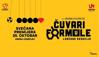 Svečana premijera filma Dragana Bjelogrlića "Čuvari formule" 25. oktobra u Areni Cineplex